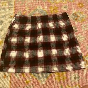 Plaid Skirt